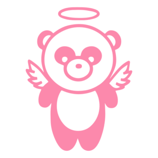 Angel Panda Wings Decal