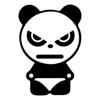 Angry Panda Decal