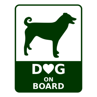 Dog On Board Decal