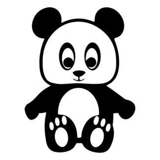 Hugging Panda Decal