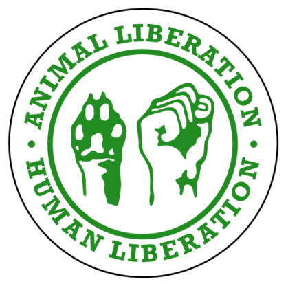 Human Liberation Animal Liberation Sticker