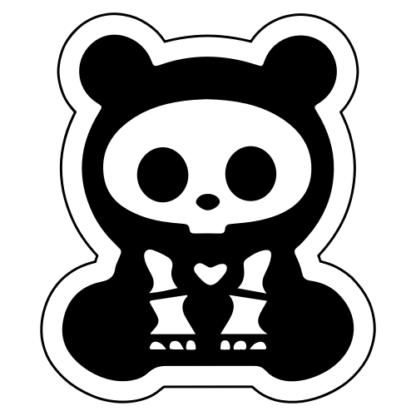 X-Ray Panda Sticker